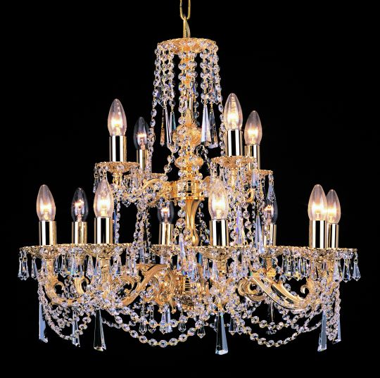 Impex Lighting - GOLD PLATED CAST CHAND STRASS TRIM