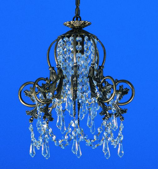 Impex ST00241/30/01/AB Bell  Series Decorative 1 Light Antique Brass Ceiling Light