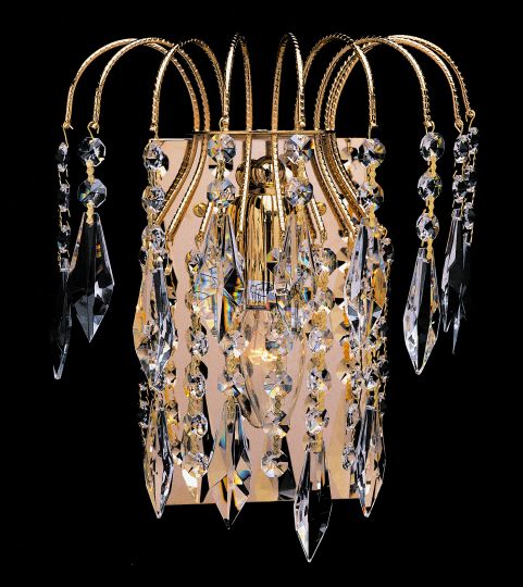 Impex ST02000/WB/G Shower  Series Decorative 1 Light Gold Wall Light