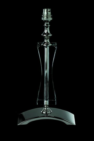 Impex ST06001/01/TL/N Mainz Series Decorative 1 Light Nickel Table Lamp