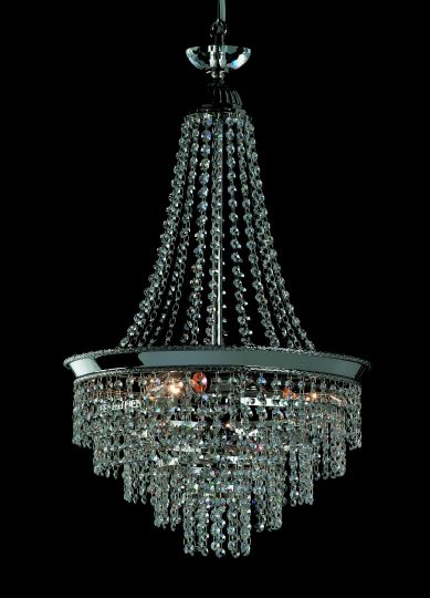 Impex ST06200/30/03/N Herne  Series Decorative 3 Light Nickel Ceiling Light