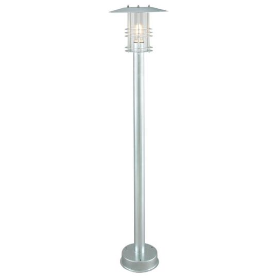 Norlys Stockholm 1 Light Pillar - Galvanised