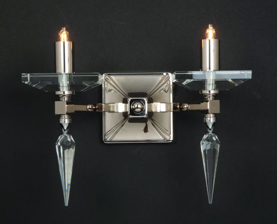 Impex STH02008/02/WB/G Sorrento  Series Decorative 2 Light Gold Wall Light