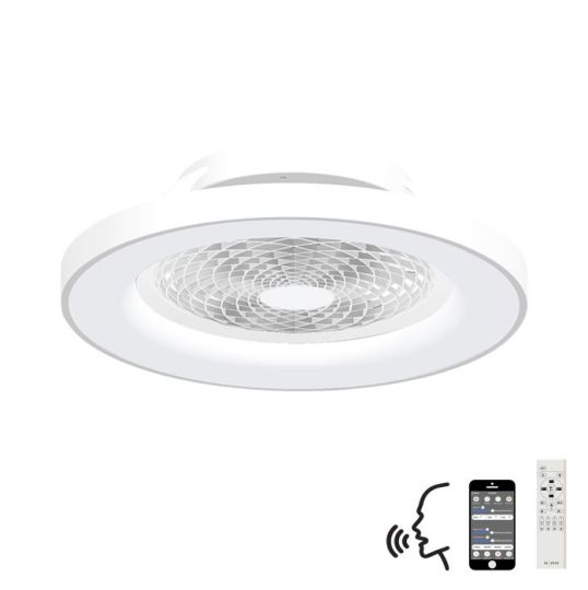 Mantra Tibet 70W LED Dimmable Ceiling Light With Built-In 35W DC Fan c/w Remote Control APP & Alexa/Google Voice Control 3900lm White 5yrs Warranty