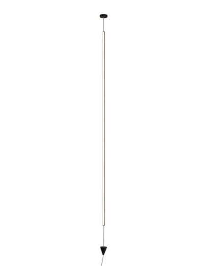 Mantra Vertical Pendant/Floor Lamp 36W LED 3000K 2160lm Dimmable Black 3yrs Warranty