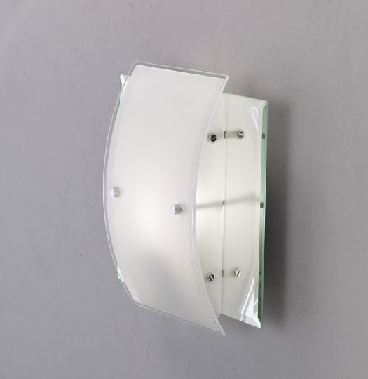 Diyas IL30990 Vito Ceiling/Wall Lamp 1 Light Polished Chrome/Smoked Mirror