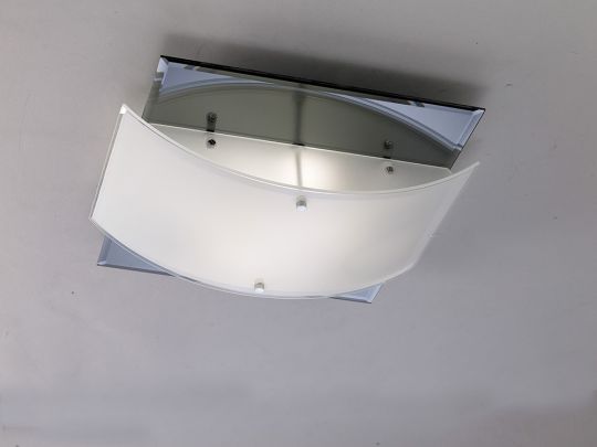 Diyas IL30994 Vito Ceiling 2 Light Polished Chrome/Mirror