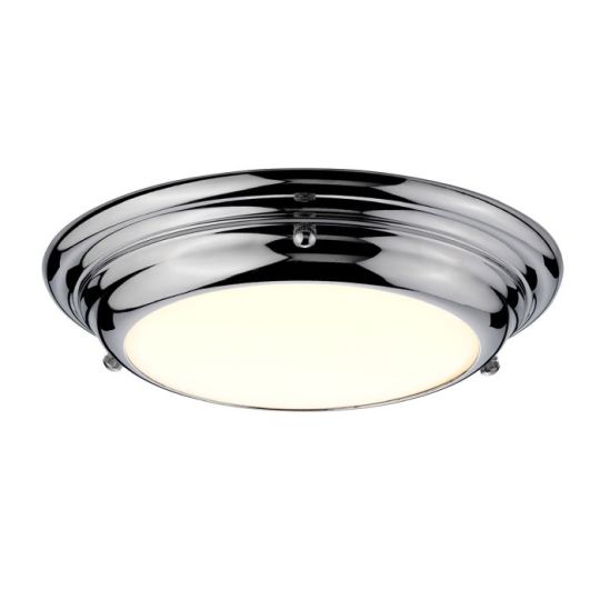 Elstead Lighting Welland 1 Light Mini Led Flush Light - Polished Chrome
