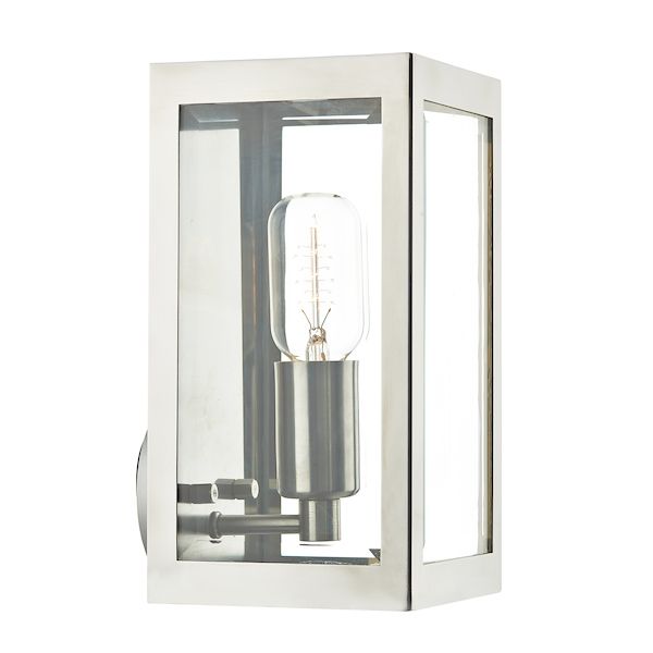 Dar Era Outdoor Wall Light Stainless Steel Glass IP44 ERA0744