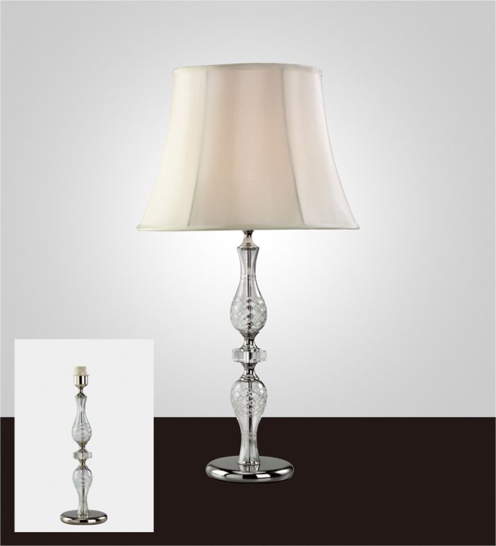 Diyas IL11024 Albas Crystal Table Lamp Without Shade 1 Light
