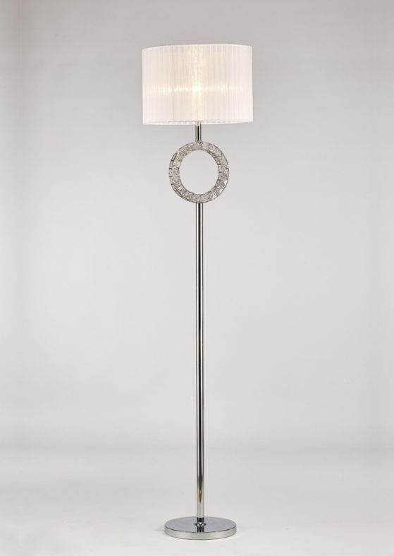 Floor lamp sales with round shade